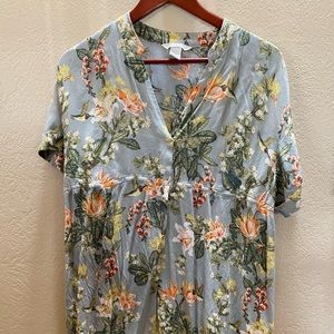 Hawaiian Print Maternity Dress H&M